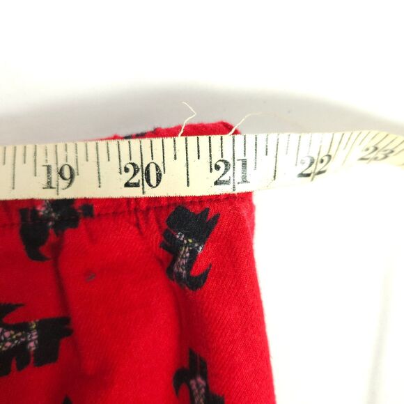 NWT Adonna Womens Size 2X Red Pajama Bottom Pants With Dog Terrier Graphics - Picture 6 of 9